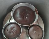 A picture of step 4 of Choco Lava Cake.