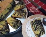 256. Zebra Cake Au Bain Marie langkah memasak 15 foto