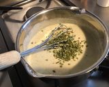 Une image de l'étape 7 de Sauce crème au stilton,ail et ciboulette (pour pâtes).