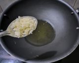 A picture of step 1 of Broccoli Rice.