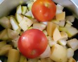 A picture of step 2 of Bottlegourd Stew/ Lauki Stew.