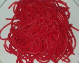 A picture of step 1 of Pasta in Three Colors.