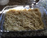 A picture of step 2 of Baked Spaghetti.