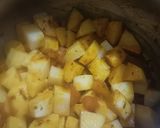 A picture of step 4 of Aloo tamatar.