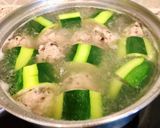 A picture of step 2 of Stuffed Zucchini Soup.