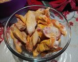 A picture of step 1 of Baked Buffalo Wings.