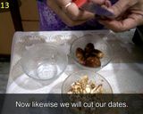 A picture of step 13 of Chocolate Date & Nuts Cake.