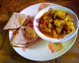 A picture of step 4 of Watermelon rind curry.