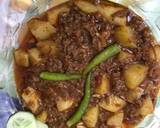 Aloo keema recipe step 4 photo