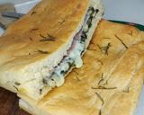 A picture of step 3 of Stuffed Yogurt Focaccia.