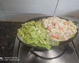 A picture of step 10 of Italian sizzler with spinach, pineapple pasta.