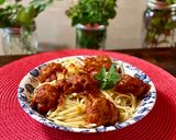 Une image de l'étape 6 de Polpette et linguine.
