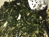 Tumis Teri Daun Singkong