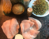 Foto del paso 1 de la receta: Arroz con condimento y pollo. Tipo paella y pa’ti 😜 rápido y fácil!