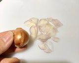 Hình bước làm 1 của món Trứng cốm đúc thịt