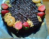 Foto langkah ke 6 dari resep Brownies kukus hias 4 telur nyonya liem.
