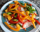 Foto del paso 2 de la receta: Bacalao al ajillo con verduras salteadas al teriyaki