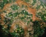 A picture of step 5 of Ghotwan Sag(Dal Palak).