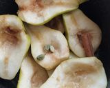 عکس مرحله 2 از دستور دسر گلابی کاراملی گردویی 🍐🍮