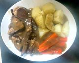 A picture of step 6 of My Lambs Hearts in a Minty Gravy 💕.