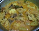 Foto langkah ke 3 dari resep Gulai ayam dan telornya plus kentang.