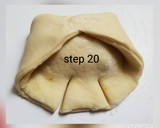 A picture of step 21 of Bow tie buns.