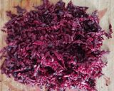 A picture of step 1 of Beetroot pachadi.