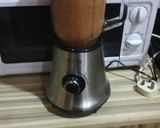 A picture of step 2 of Cucumber and water melon juice.
