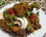 A picture of step 7 of Gongura Chicken Fry.