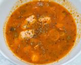 Foto langkah ke 6 dari resep Sop Merah Salmon (untuk anak/mpasi).