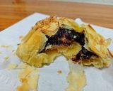 Foto langkah ke 11 dari resep Bolen pisang tanpa korvet kulit bersap rontok.