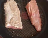 Sertés szűzpecsenye baconbe tekerve krumplipürével recept fázis 1 fotója