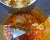 A picture of step 8 of Rajasthani gatte ki sabji.