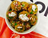 A picture of step 15 of Boondi ky ladu.