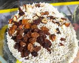 A picture of step 2 of Rajgira granola bar.