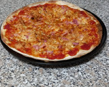 Foto del paso 10 de la receta: Pizza de atún, bacon y champiñones, Sin Gluten