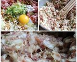 A picture of step 2 of Pork and Cabbage Dumplings.