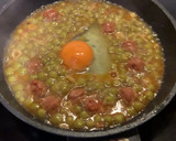 Foto del paso 3 de la receta: Guisantes, chistorra y huevo