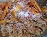A picture of step 3 of White lobia with qeema.