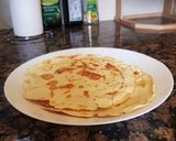 A picture of step 5 of 30g protein, gluten free crepes.