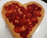 Une image de l'étape 4 de Gâteau d amour à la gauche montée au chocolat blanc.