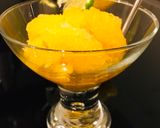 A picture of step 8 of Orange Granita.