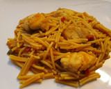 Foto del paso 8 de la receta: Fideos con rape