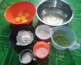 Foto langkah ke 1 dari resep Ogura Pandan (Takaran sendok).
