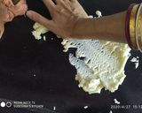 A picture of step 3 of Chena Jalebi /Chanar Jilipi.