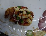 A picture of step 5 of Crispy chicken pizza.