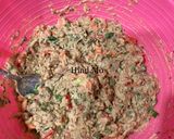 A picture of step 6 of Eggplant and Zucchini Salad.