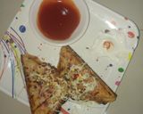 A picture of step 9 of Without bread Vegetable  Grilled Toast Sandwich.