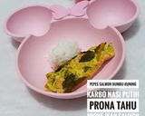 Foto langkah ke 8 dari resep Pepes ikan salmon bumbu kuning anti GTM.