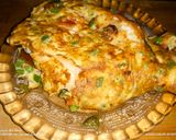 A picture of step 5 of Veggie bread omelet.